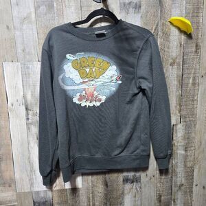 Green Day Dookie Album Logo Official Long Sleeve Crewneck Sweatshirt